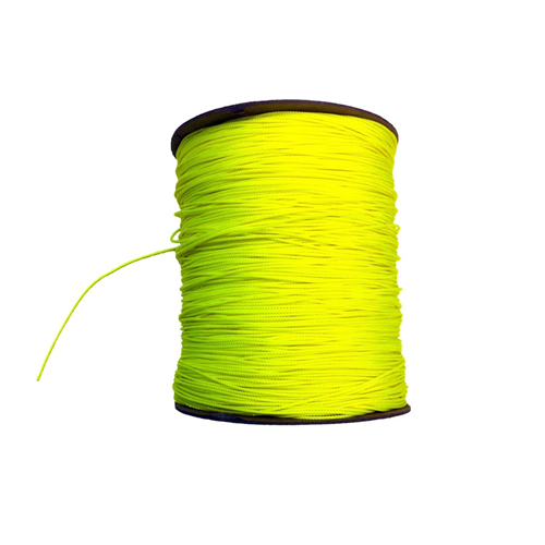 Replacement reel line by the foot